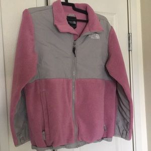 Classic Pink North Face Fleece Jacket